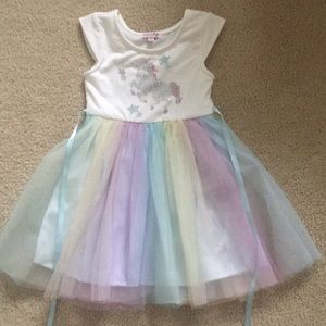 NWOT glitter unicorn dress